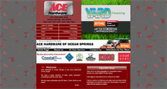 Desktop Screenshot of oceanspringsace.com